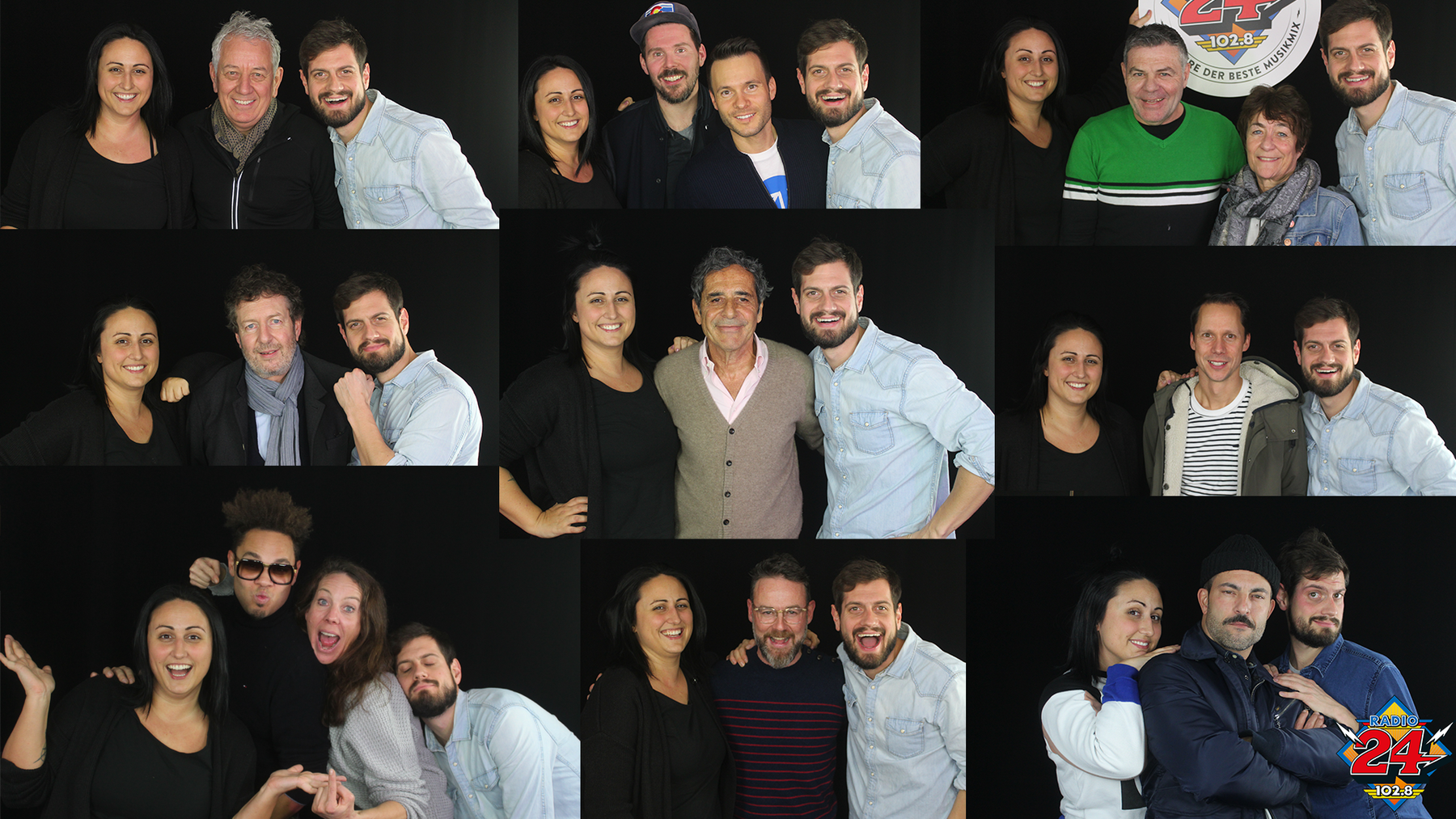 Collage, 40 Stunden-Sendung