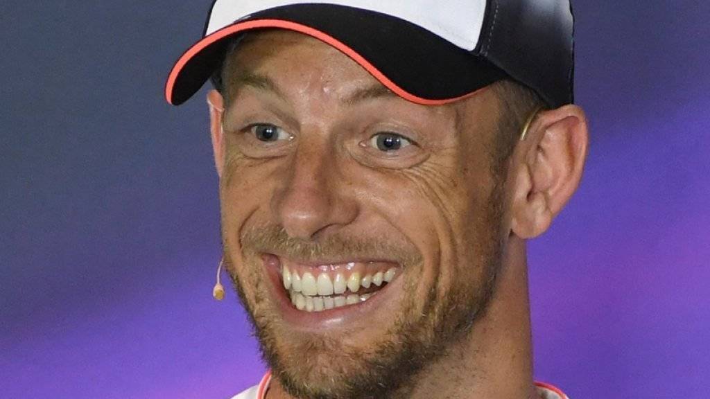 Jenson Button verbreitet gute Laune