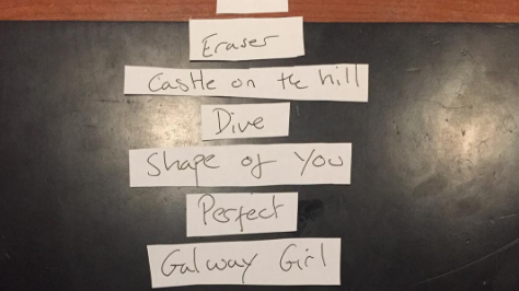 Ed Sheeran zeigt Songliste von seinem neuen Album