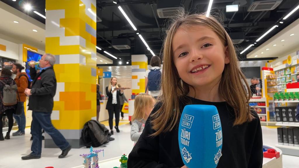Der erste Lego-Store der Schweiz feiert Eröffnung