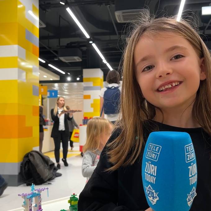 Der erste Lego-Store der Schweiz feiert Eröffnung