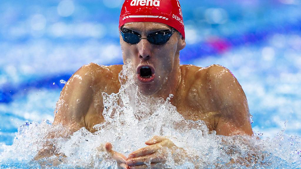 Jérémy Desplanches war in den Vorläufen über 200 m Lagen der Schnellste