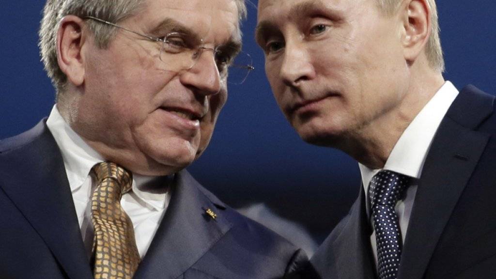 Die unheilvolle Silschaft: Thomas Bach, Wladimir Putin