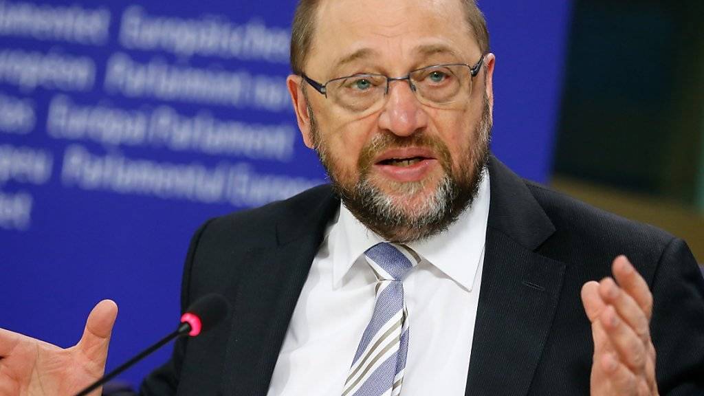 EU-Parlamentspräsident Martin Schulz ist sauer auf jene EU-Länder, die keine Flüchtlinge aufnehmen wollen (Archiv).
