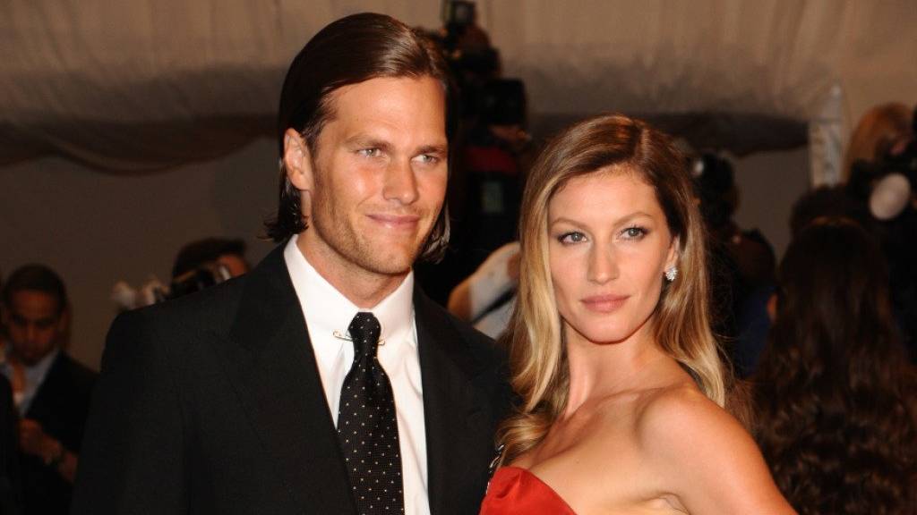 Fotomodel Gisele Bündchen mit Ehemann und Football-Spieler Tom Brady