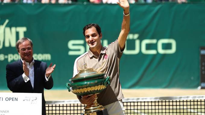 Federer gewinnt in Halle zum zehnten Mal