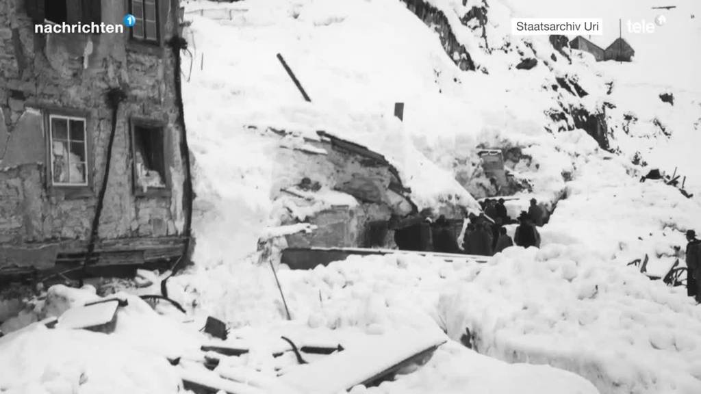 Vor 70 Jahren: Das grosse Lawinenunglück in Andermatt