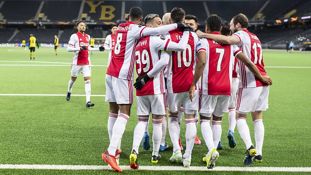 Favorit Ajax Amsterdam kann gegen YB auch im Rückspiel jubeln, bekundet allerdings mehr Mühe mit dem Schweizer Meister