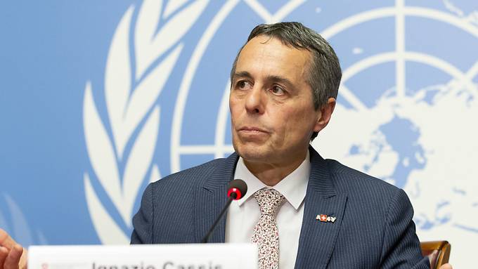 Cassis stellt Slogan zu Kandidatur für Uno-Sicherheitsrat vor