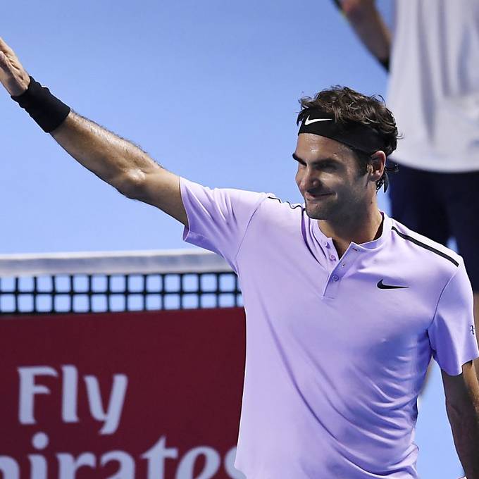 Roger Federer nach Dreisatz-Sieg im Halbfinal