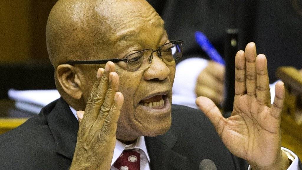 Hochkorrupter politischer Überlebenskünstler: der südafrikanische Präsident Jacop Zuma (in einer Aufnahme vom 22. Juni im Parlament in Kapstadt).