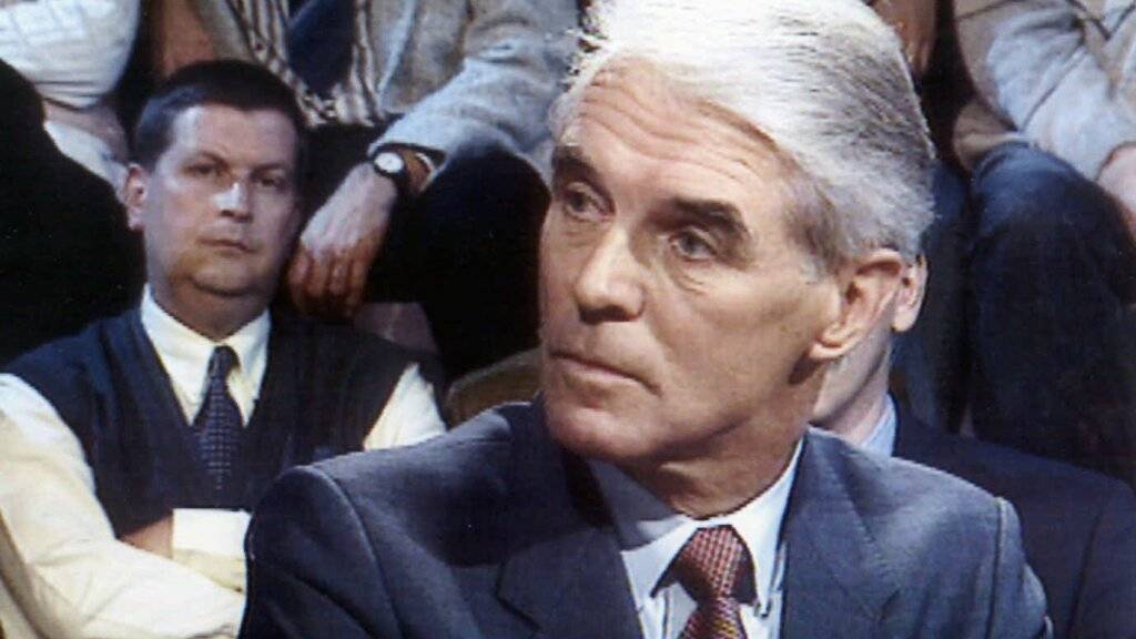 Robert Studer - hier in einer «Arena»-Sendung im Jahr 1997 - galt als einer der mächtigsten Banker der Schweiz. (Archivbild)