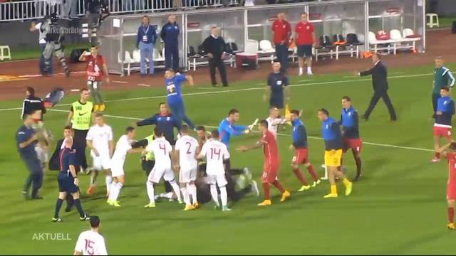 Grosse Spannungen beim Match Schweiz-Serbien erwartet