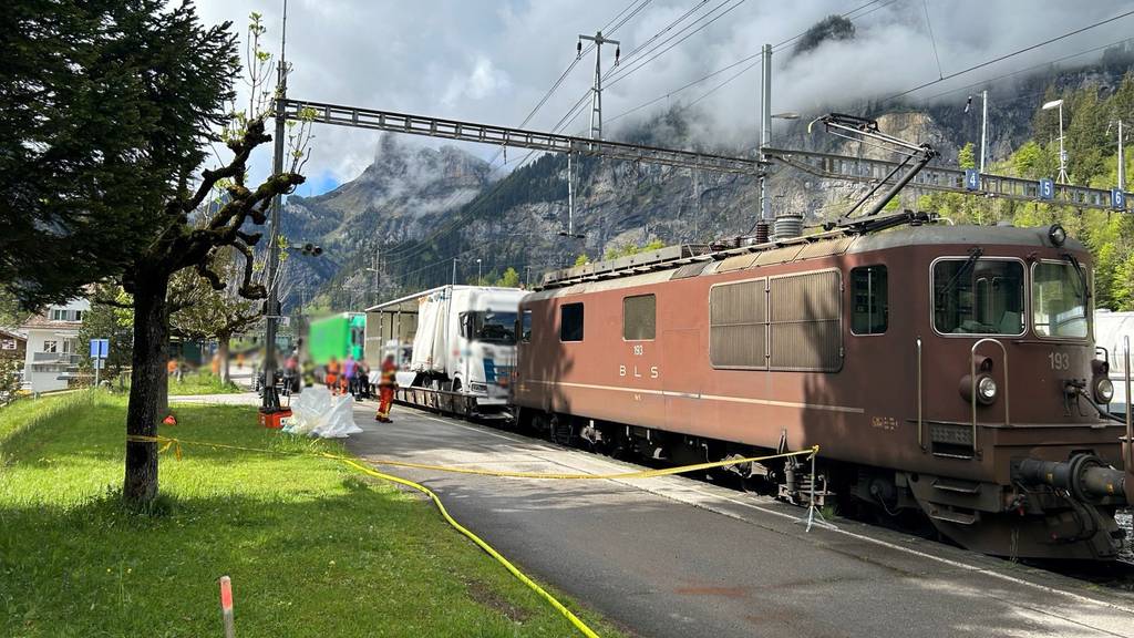Bahnhof Kandersteg nach Chemie-Unfall lange gesperrt – mehrere Verletzte