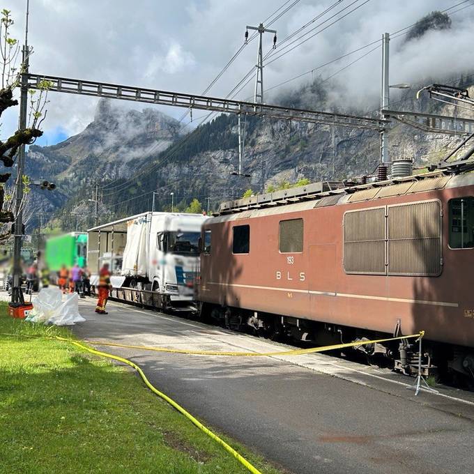 Bahnhof Kandersteg nach Chemie-Unfall lange gesperrt – mehrere Verletzte