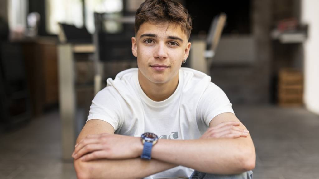 Das Schweizer Motorrad-Talent Noah Dettwiler im März 2024