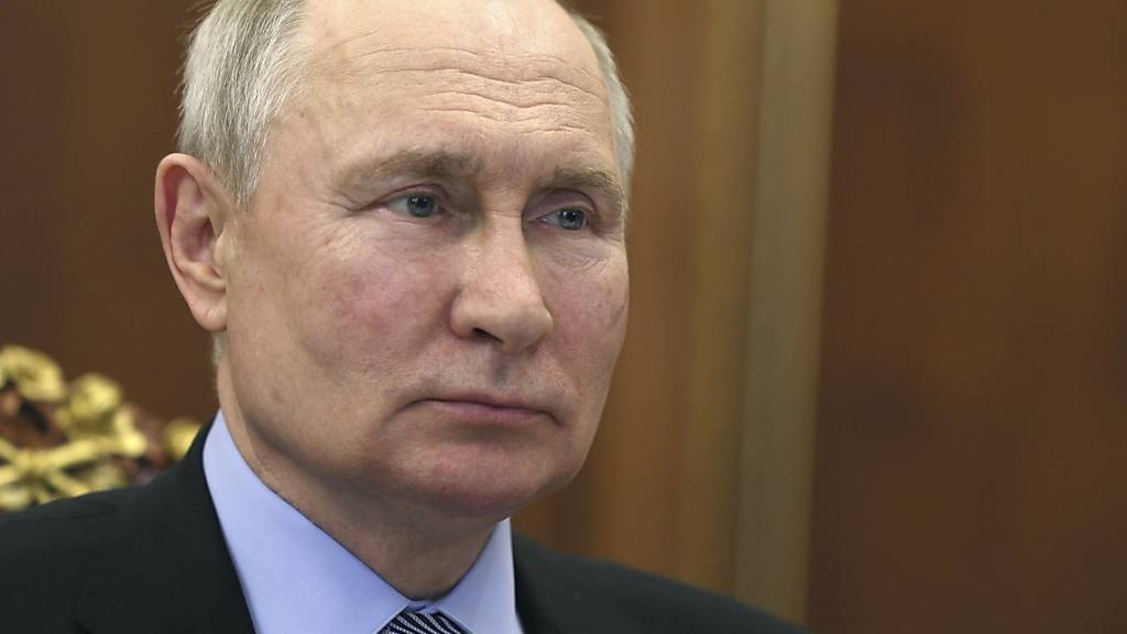 Dieses von der staatlichen russischen Nachrichtenagentur Sputnik via AP veröffentlichte Foto zeigt Wladimir Putin, Präsident von Russland Foto: Gavriil Grigorov/Pool Sputnik Kremlin/AP/dpa