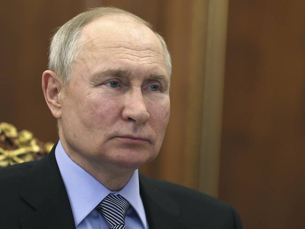 Dieses von der staatlichen russischen Nachrichtenagentur Sputnik via AP veröffentlichte Foto zeigt Wladimir Putin, Präsident von Russland Foto: Gavriil Grigorov/Pool Sputnik Kremlin/AP/dpa