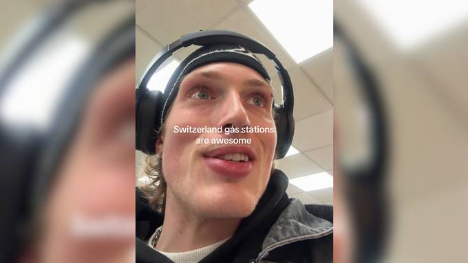 «Das haut mich um» – US-Tiktoker staunt über Angebot in Aargauer Tankstellenshop