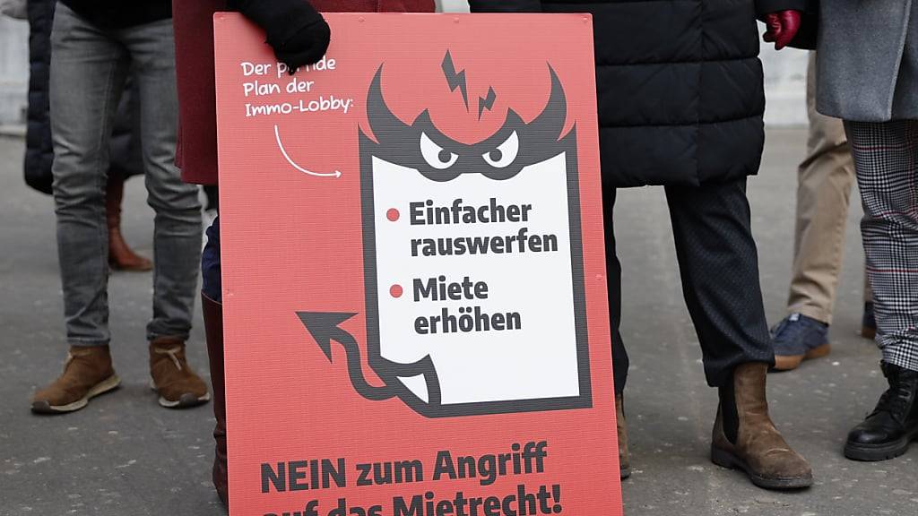 Das Referendum gegen die neuen Regeln betreffend Eigenbedarf von Mietwohnungen war erfolgreich. Die Gegnerinnen und Gegner konnten eine Mehrheit der Stimmenden von ihren Argumenten überzeugen. (Archivbild)