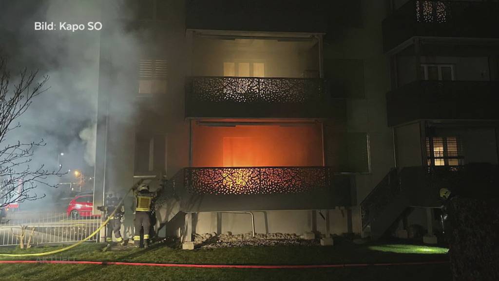 Feuer-Drama: In Gerlafingen findet die Feuerwehr in einer Wohnung einen toten Mann