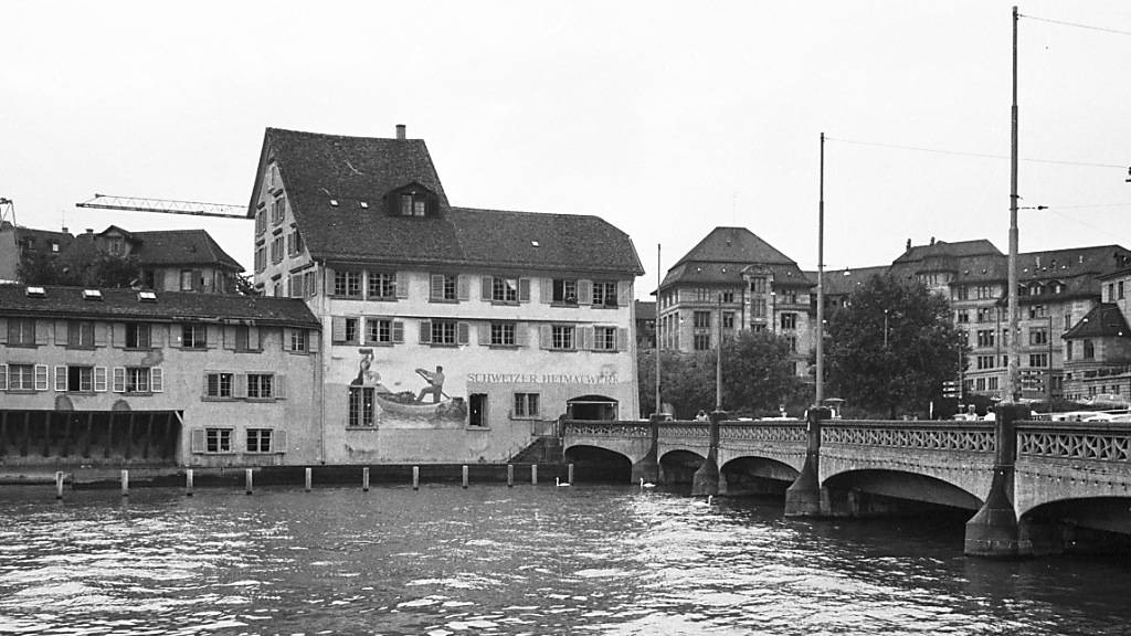 Die Rudolf-Brun-Brücke in Zürich