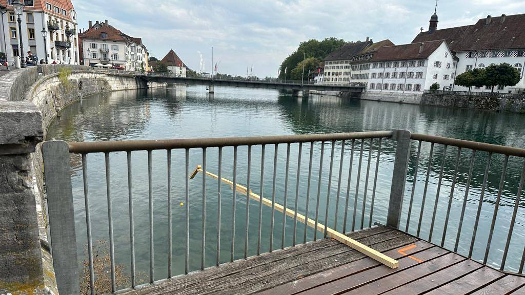 Aaresteg Solothurn wird vorerst nicht gebaut