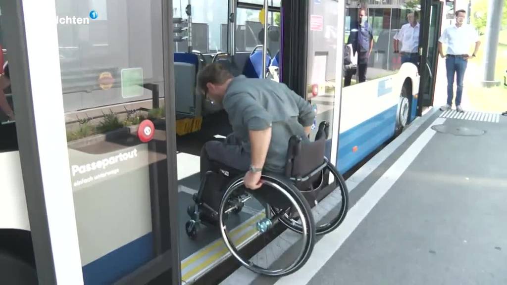 Behindertengerechte Haltestellen in der Stadt Luzern