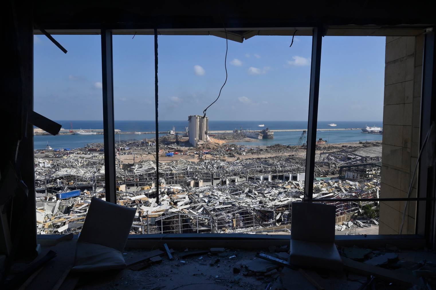 Ganze Quartiere wurden durch die Explosion am Hafen von Beirut zerstört.