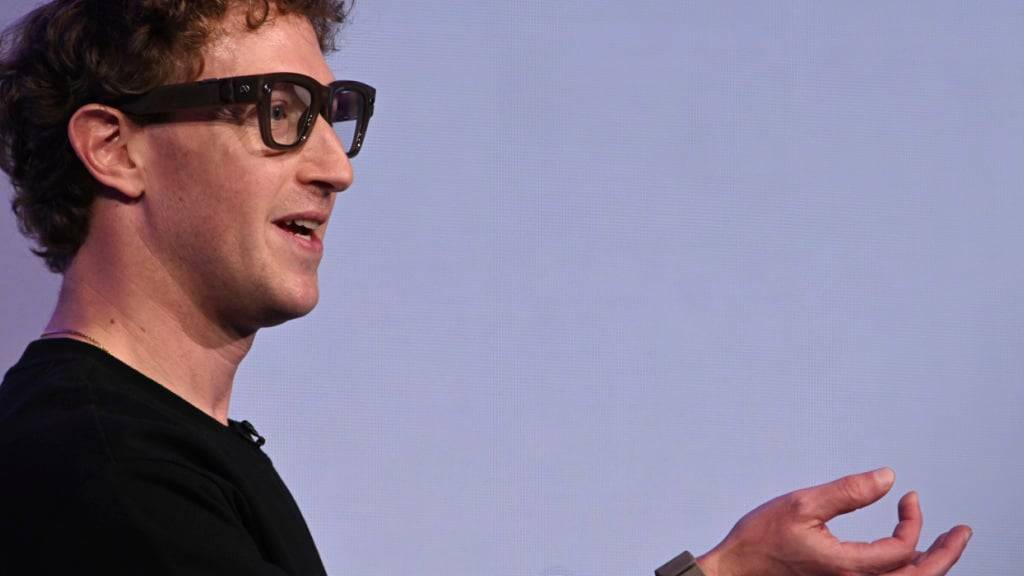 Meta-Chef Mark Zuckerberg demonstrierte die Smart-Brille.