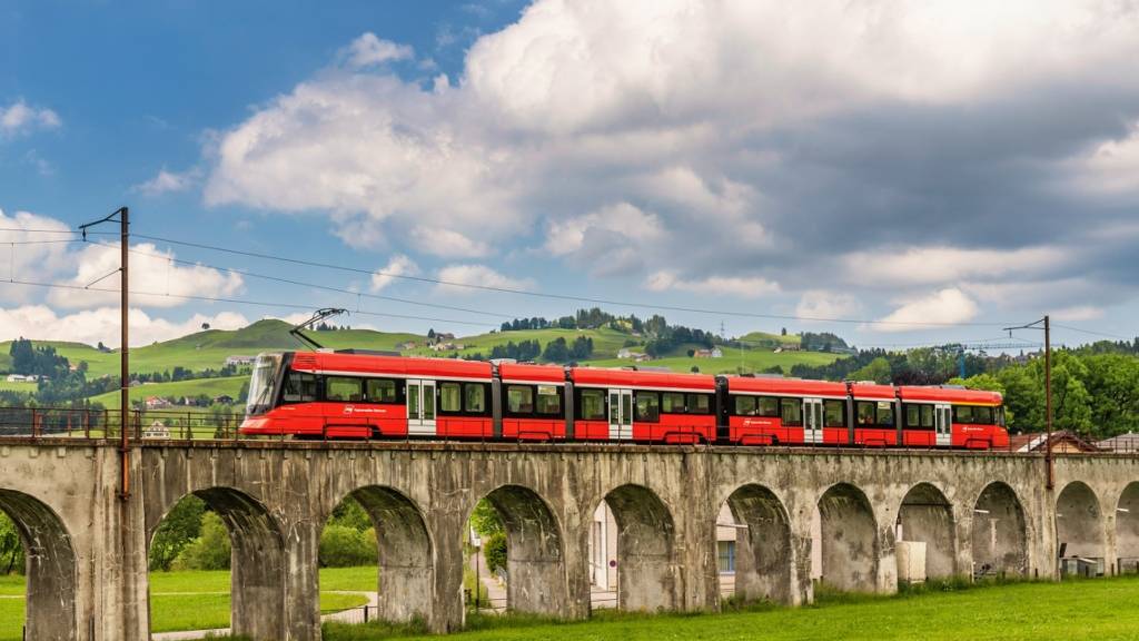 Das fast 300 Meter lange Bahnviadukt bei Appenzell muss umfassend saniert werden.
