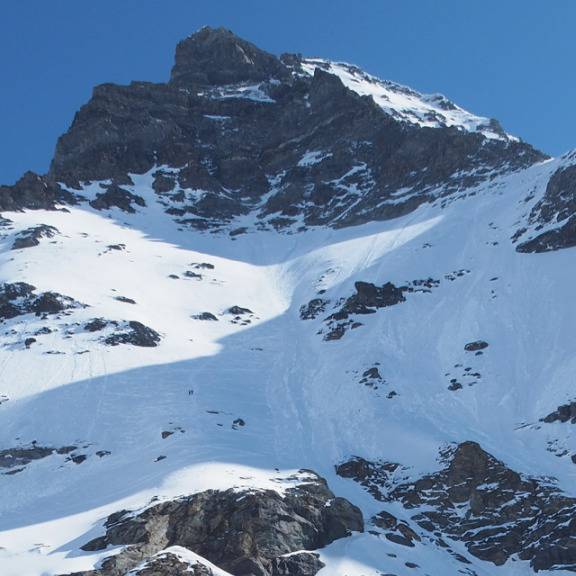 Menschliches Skelett auf einem Gletscher bei Zermatt gefunden