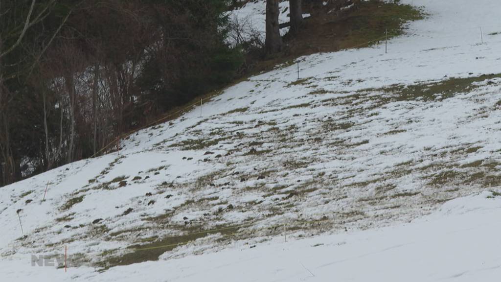 Zu wenig Schnee in den Bergen