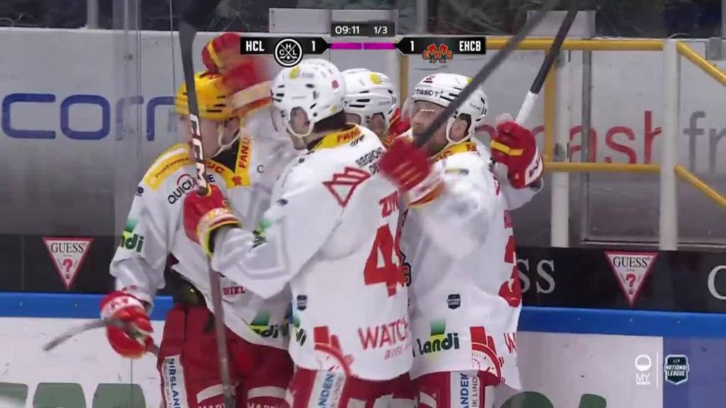 Biel siegt in umkämpfter Partie gegen Lugano nach Penaltyschiessen