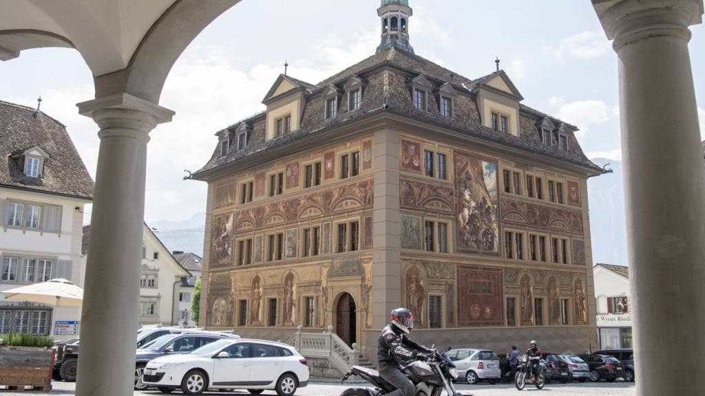 Das Rathaus von Schwyz.