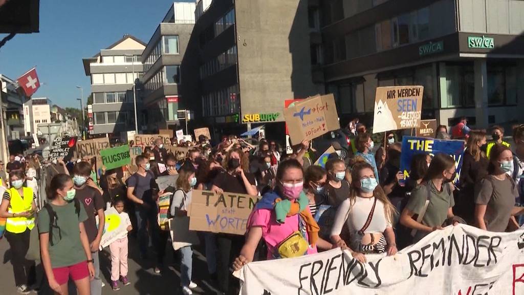 Aufmarsch: In Aarau kommt es am Abend zu einer Grossdemo für das Klima