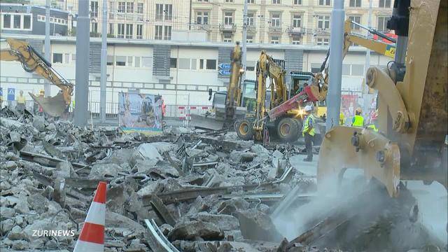 Faszination Baustelle: Beim Central wird gebaggert