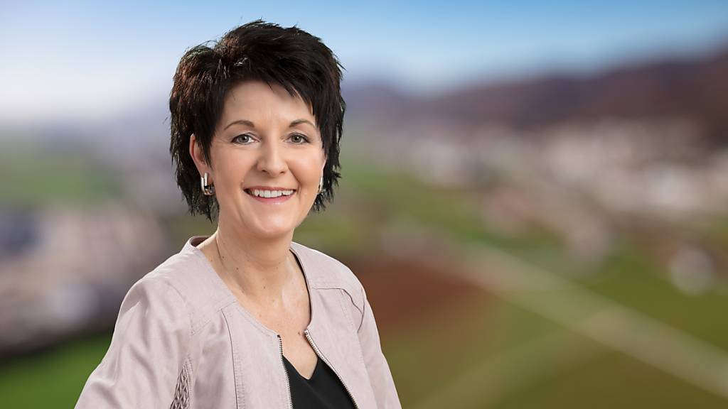 Die Favoritin in der Stichwahl für den Solothurner Regierungsrat: CVP-Präsidentin Sandra Kolly-Altermatt. Wird sie gewählt, so gehören dem Regierungsrat drei Frauen und zwei Männer an.