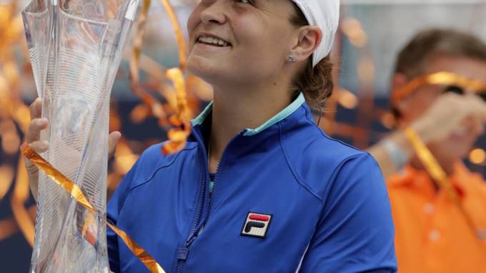 Barty feiert in Miami grössten Erfolg