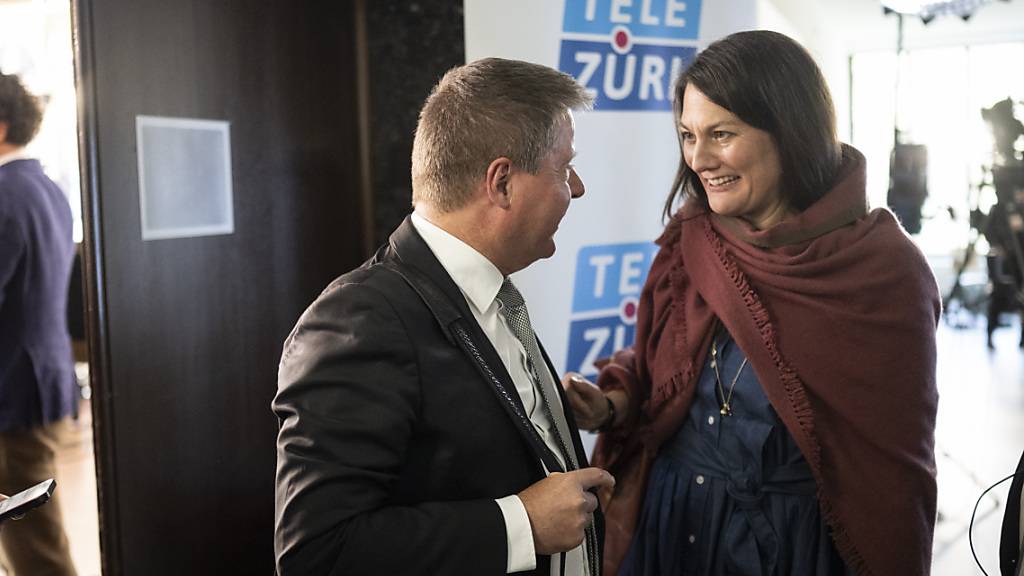 Tiana Angelina Moser war nach dem ersten Wahlgang schon zufrieden (Bild): Im zweiten Wahlgang dürfe die 44-Jährige nun den Sprung in den Ständerat geschafft haben.