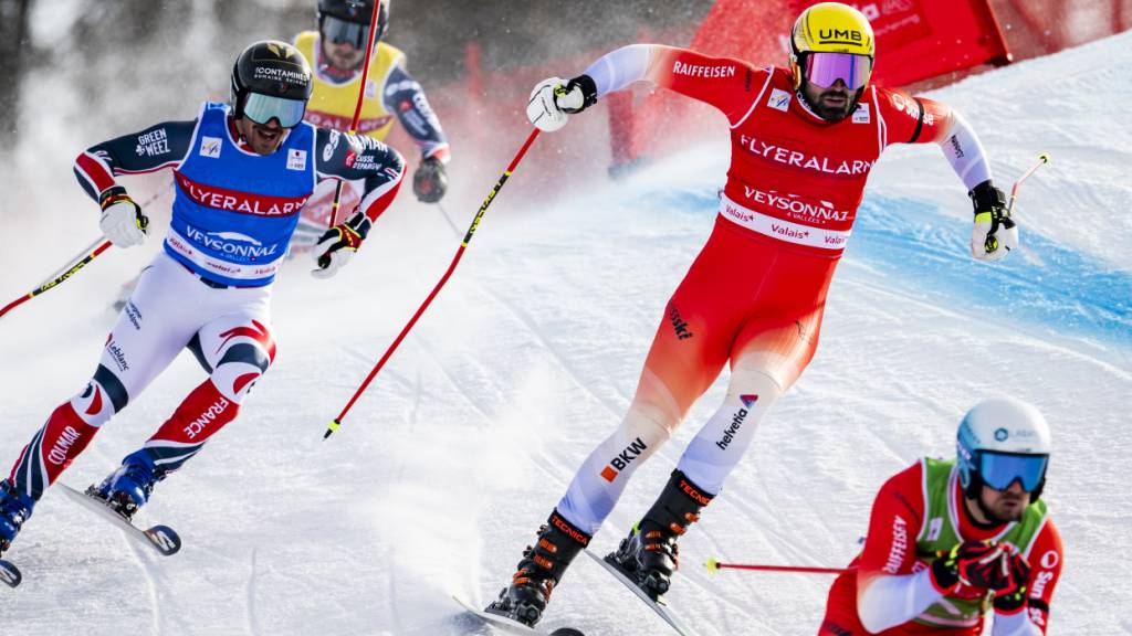 Skicross-Team am Samstag in Veysonnaz ohne Podestplatz
