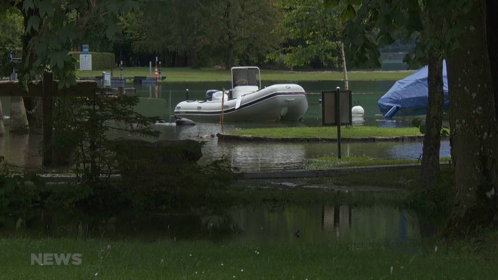 Höchste Gefahrenstufe: Thunersee überschreitet Hochwassergrenze