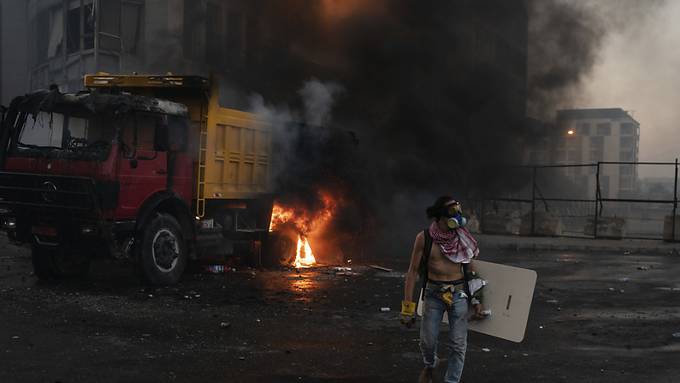 Polizist bei Zusammenstössen in Beirut getötet