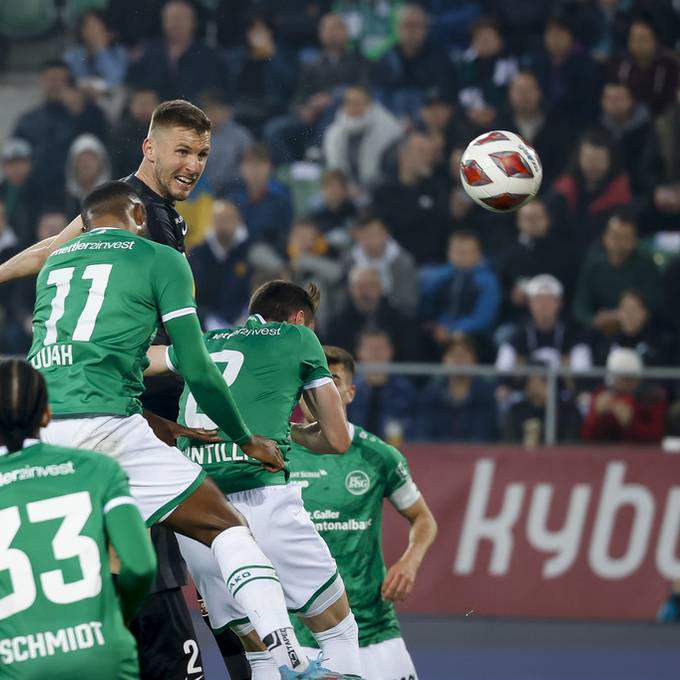 Der FC St.Gallen verliert mit 1:2 gegen den FC Zürich