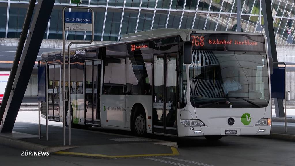 Jugendliche verprügeln Bus-Chauffeur am Flughafen Zürich