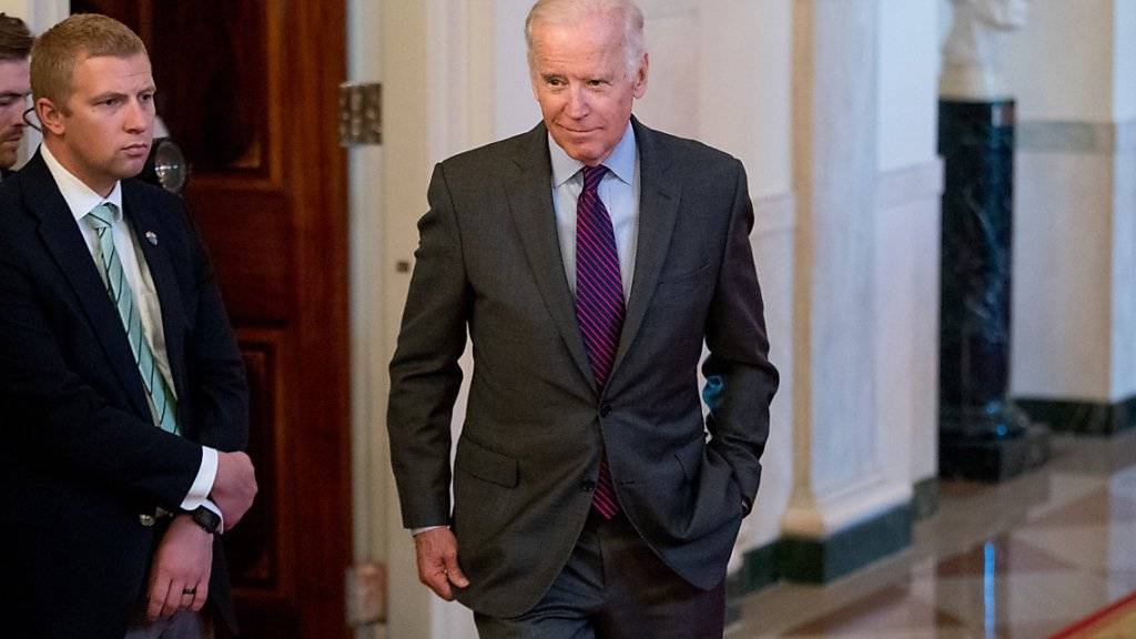 Der amtierende US-Vizepräsident Joe Biden steht nicht zur Verfügung als Chef der demokratischen Partei.