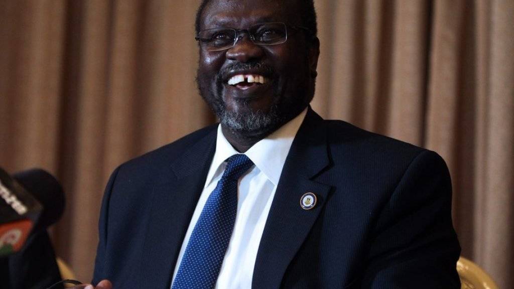 Der Anführer der Rebellen, Riek Machar, will sich doch nicht an einer Übergangsregierung beteiligen. (Archiv)
