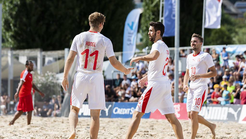Die Schweizer Beachsoccer-Nationalmannschaft nimmt im November zum fünften Mal an einer WM teil