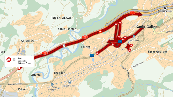 Stau auf Autobahn aufgelöst