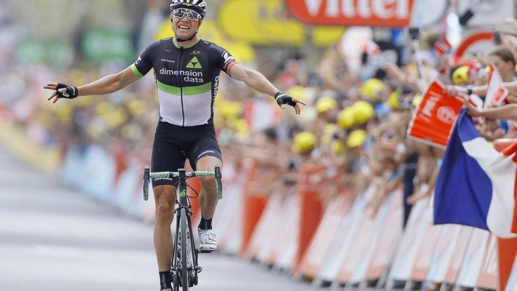 Fuhr in der drittletzten Etappe der 104. Tour de France solo zum Sieg: der Norweger Edvald Boasson Hagen